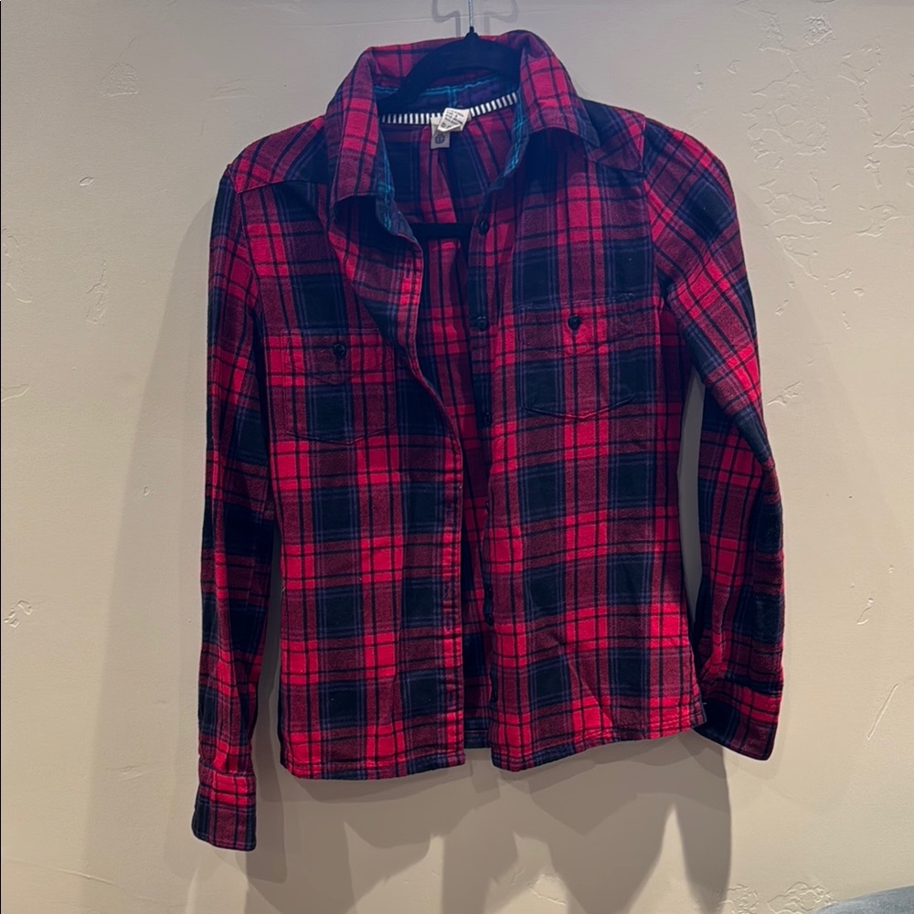 Red and Black Plaid Shirt